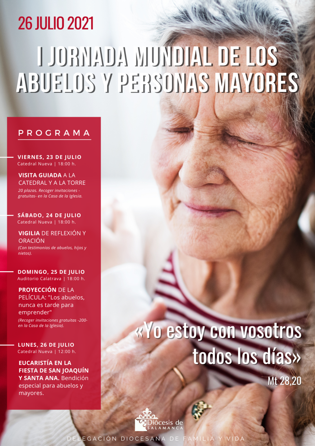 La diócesis celebra la primera Jornada Mundial de los Abuelos y las Personas mayores Diócesis